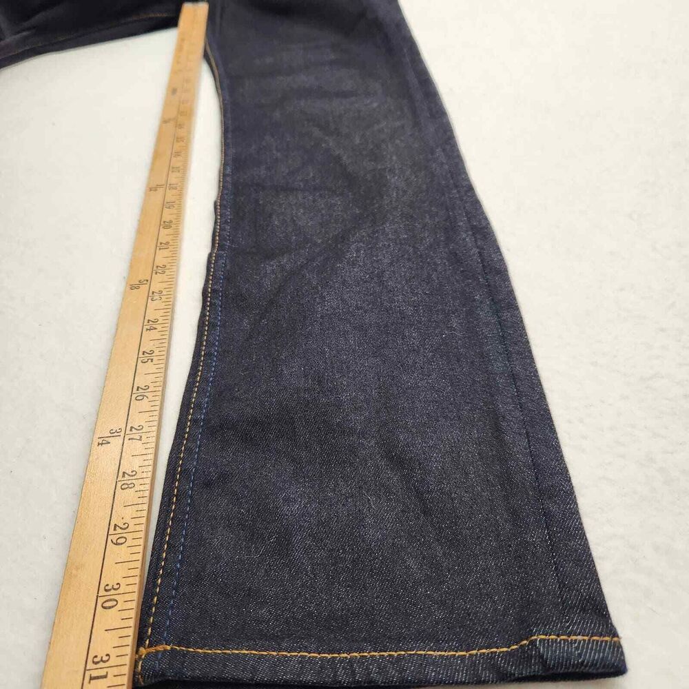 Men's Straight Leg Stretch Jeans 29x31 Dark Indigo Wash Slim Fit NWT Wood Wood - Picture 6 of 14